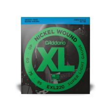 Набор струн D'ADDARIO EXL220 XL NICKEL WOUND BASS SUPER LIGHT (40-95)